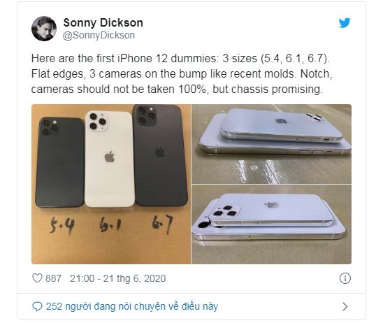 Mô hình iPhone 12