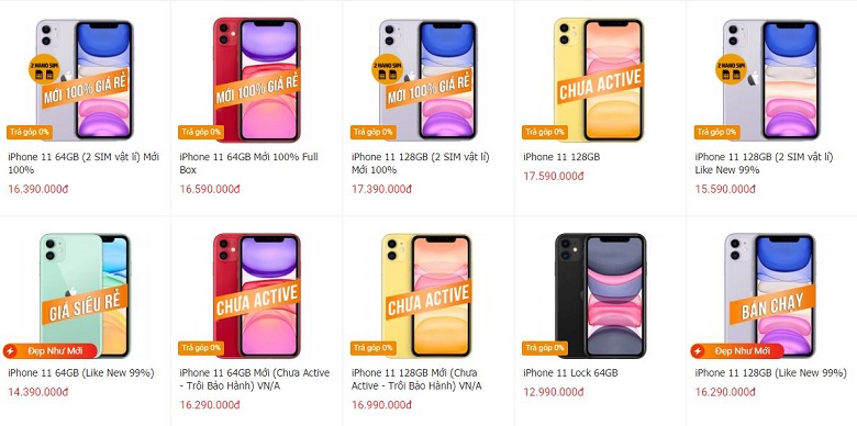 Đặt mua iPhone 11