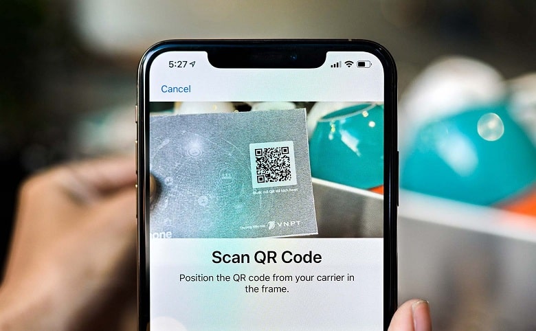 scan qr code iPhone 11 Lock