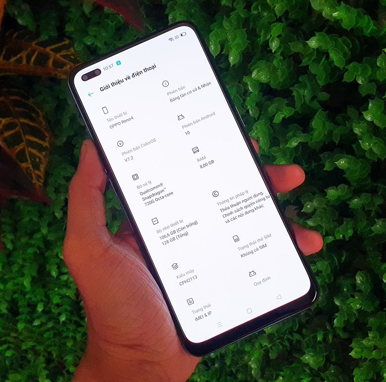 hiệu năng OPPO Reno4 