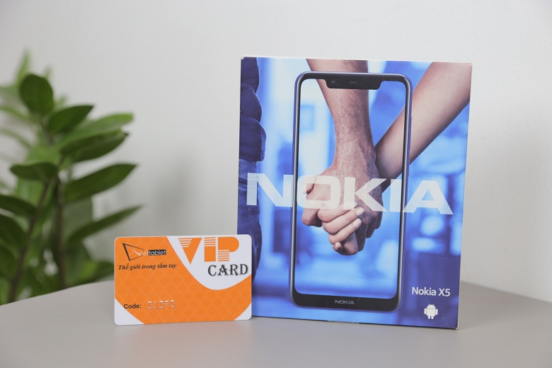 nokia x5 2018 đập hộp