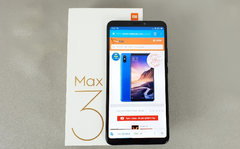 xiaomi mi max 3 mở hộp bản 64gb 