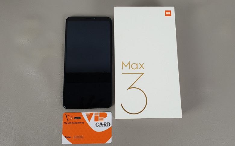 xiaomi mi max 3 mở hộp màn hình