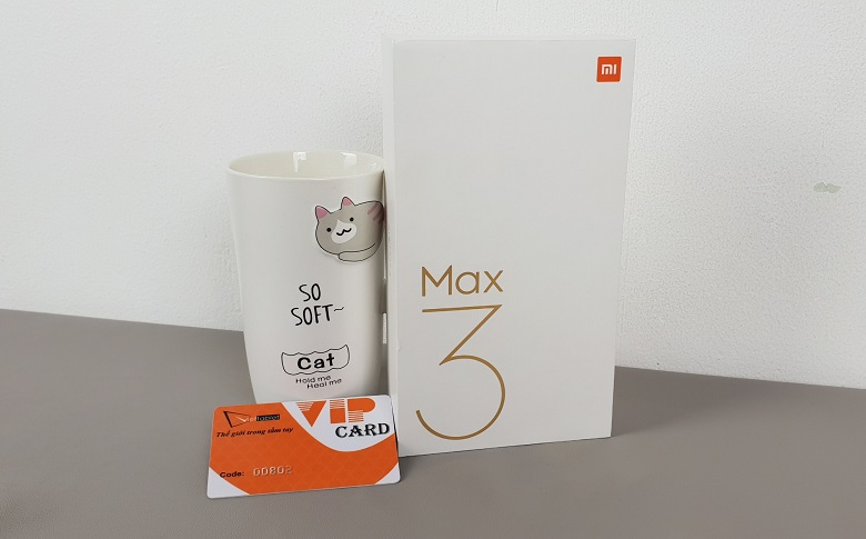 xiaomi mi max 3 mở hộp ngoài 
