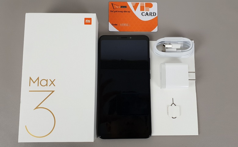 xiaomi mi max 3 mở hộp 