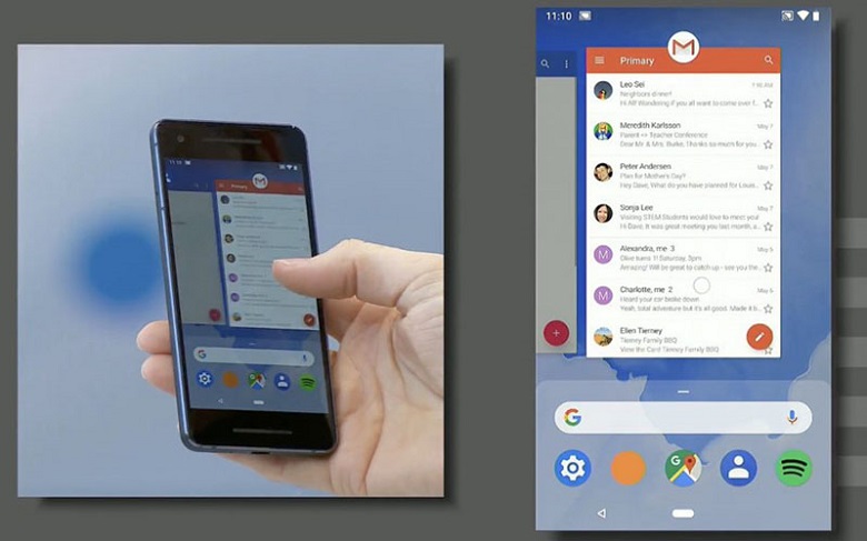 Android Pie thao tác cử chỉ bằng điều hướng