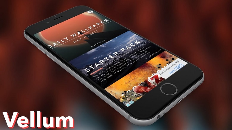 ứng dụng hình nền Vellum Wallpapers cho iPhone