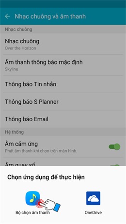 cài nhạc chuông samsung galaxy note 5