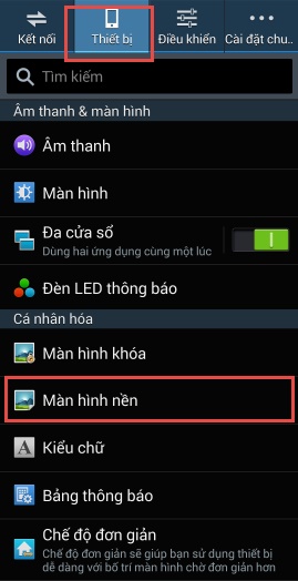 cài đặt hình nền note 5