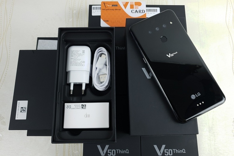 Mở hộp LG V50 ThinQ 5G Mới Fullbox tại Viettablet