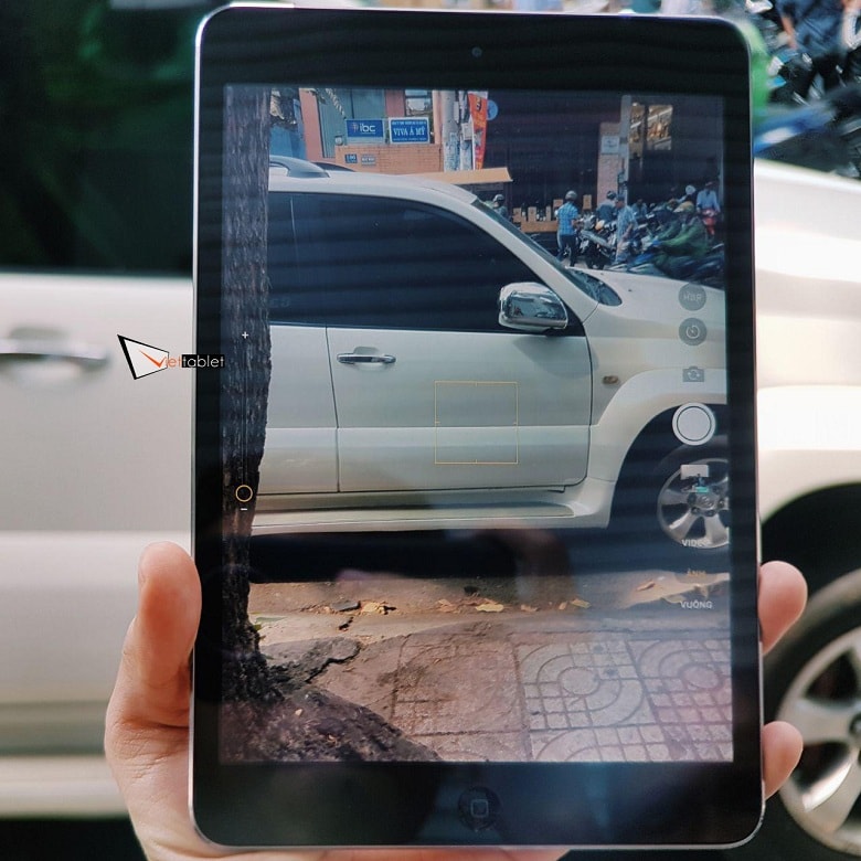 giao diện chụp ảnh của iPad Mini 2 Cũ