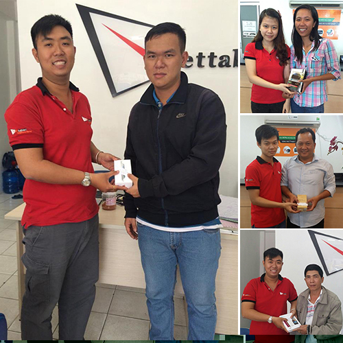 khách hàng trúng thưởng viettablet