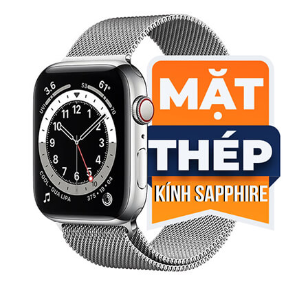Apple Watch Series 6 (40mm - 44 mm) Bản Vỏ Thép LTE Mới FullBox | Viettablet